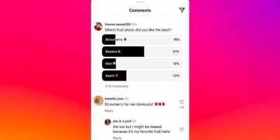 Instagram prueba las encuestas en los comentarios de las publicaciones