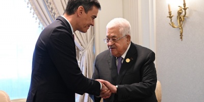 Snchez traslada a Mahmud Abbas la solidaridad de Espaa "con el sufrimiento de la poblacin en Gaza"
