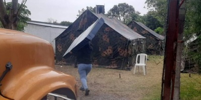Inundaciones en Salto: 50 familias desplazadas y mas de una decena de autoevacuados