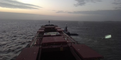 Fue liberado el buque �Cymona Pride� que estaba varado en el canal Mart�n Garc�a