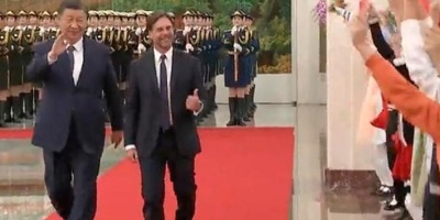 Xi Jinping y Lacalle Pou acuerdan acelerar la construcci�n de una Asociaci�n de Libre Comercio bilateral