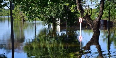 En las �ltimas 24 horas volvi� a bajar el nivel del r�o Uruguay en los departamentos afectados por las inundaciones