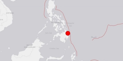 Declarada la alerta regional por tsunami tras un sesmo de magnitud 7,6 en Filipinas