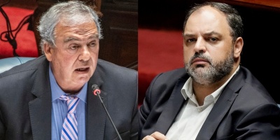 Tensi�n en el Senado entre Heber y Carrera