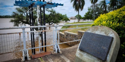 Contin�a bajando el nivel del r�o Uruguay y comienza el operativo retorno de los desplazados a sus hogares