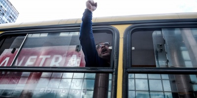 Los trabajadores del transporte interdepartamental de pasajeros realizaron este viernes un paro de 24 horas