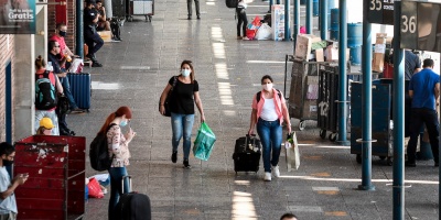 El jefe de Torre de Control de la terminal Tres Cruces dijo que el funcionamiento de la misma, es relativamente normal