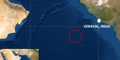 Un avi�n no tripulado ataca un carguero en el mar Ar�bigo