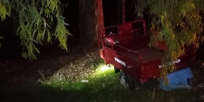 Falleci� el conductor de un triciclo en Ruta 15, km 15