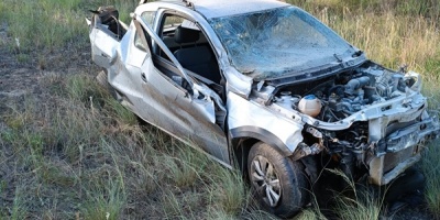 El conductor de una camioneta falleci� tras despistar y volcar en Ruta 26