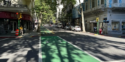 Nuevo siniestro en la ciclov�a; en este caso fue entre un ciclista y un peat�n