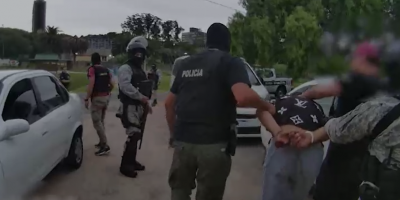 El Ministerio del Interior difundi� el momento en que capturaban a Cancelo 