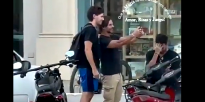 Lacalle Pou pasea por Maldonado