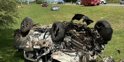 Cuatro personas murieron tras un choque frontal en R�o Negro 