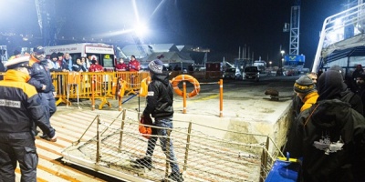 Desembarcan en el puerto italiano de Ortona las 43 personas rescatadas por el Aita Mari el pasado viernes