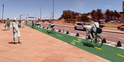 Confirmaron la construcci�n de una nueva ciclovia que se extender� por la rambla capitalina sobre 4 km y 700 metros 