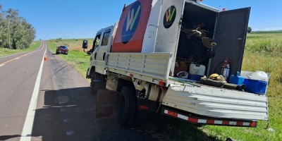 Un hombre result� lesionado tras registrarse un siniestro de tr�nsito en Ruta 5 Km 357,500, en Tacuaremb�