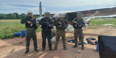 Incautaron una avioneta en Paraguay que transportaba 431 kilos de coca�na que ten�a como destino Uruguay