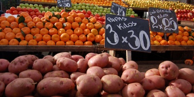 Los precios de frutas y verduras no han registrado cambios significativos, tras las intensas lluvias registradas recientemente