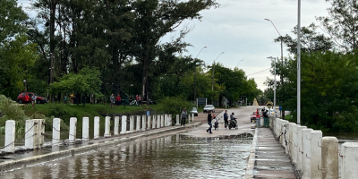 En Canelones hay 15 personas evacuadas tras la crecida del R�o Santa Luc�a