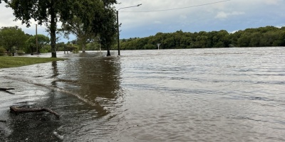 Unas setecientas personas fueron desplazadas en Nueva Helvecia y Rosario por las intensas lluvias