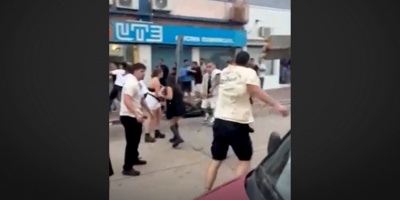 Pelea callejera en Tala: la polic�a no actu� para no "agregar combustible" al conflicto, pero busca a los implicados