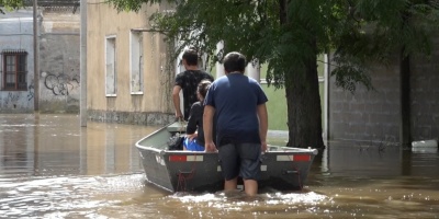 Proponen dragar el r�o Santa Lucia para evitar m�s inundaciones