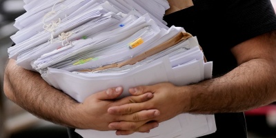 Mujeres que participaron en la marcha del 8M declararon en Fiscal�a por el mu�eco con la estrella de David