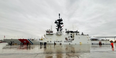 Lleg� al puerto de Montevideo el buque James de la Guardia Costera de Estados Unidos