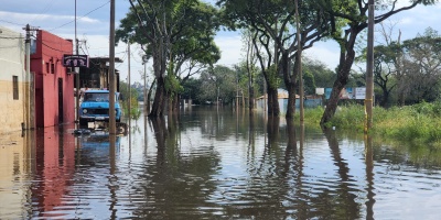 Ms de 1300 desplazados en ocho departamentos por las inundaciones