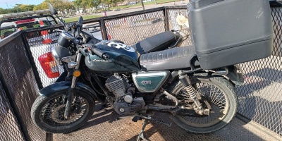 En Maldonado se incaut� una moto que ten�a 141 infracciones de tr�nsito
