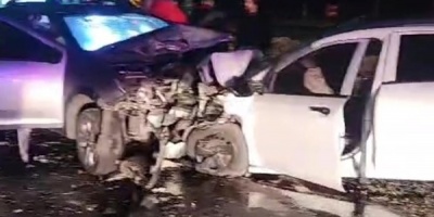 Varias personas lesionadas tras un siniestro de tr�nsito en Ruta 5, km 51