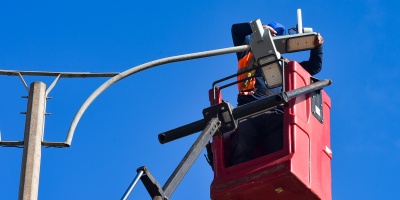Canelones: Se est� realizando el recambio de la luminaria a tecnolog�a LED de la Avenida Giannattasio