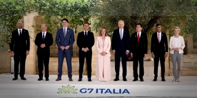 El G7 acuerda conceder a Kiev un pr�stamo de 46.500 millones con beneficios de activos rusos congelados