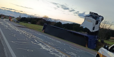 Siniestro de tr�nsito dej� un muerto y dos heridos en Soriano