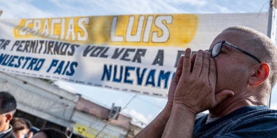 El intendente de Canelones Marcelo Metediera critic� las pol�ticas de seguridad del gobierno nacional y fue abucheado en el acto de Sauce 