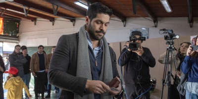 El precandidato Andr�s Ojeda, la actuales elecciones internas son un diferencial para el partido colorado