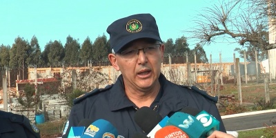 El director de la Polic�a Nacional Jos� Azambuya lament� la muerte del secretario del sindicato policial Fabricio R�os