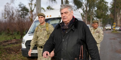 Restos ubicados en Batall�n 14 de Toledo estaban en una "c�psula de cal" y junto a ellos, hab�a tejidos