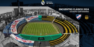 El Ministerio del Interior destinar� 886 polic�as para el operativo del partido cl�sico del domingo entre Pe�arol y Nacional 