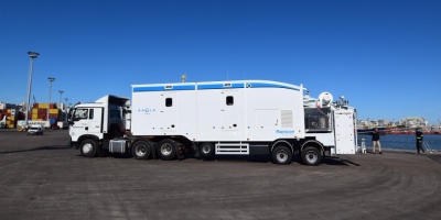 Ya arrib� a la Aduana de Montevideo el tercer esc�ner que funcionar� en el puerto capitalino