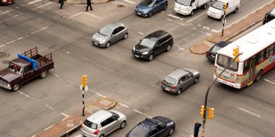 Mejoraron los tiempos del tr�nsito entre un diez y veinte por ciento en la zona de Tres Cruces