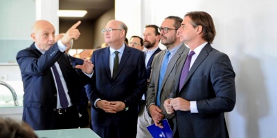 Lacalle Pou inaugur� laboratorio de investigaci�n alimenticia en Montevideo