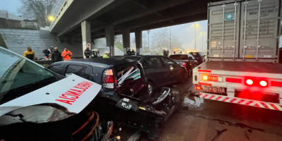 Dos siniestros de tr�nsito en los accesos a Montevideo: hubo un motociclista muerto