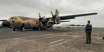 Un H�rcules de la Fuerza A�rea viaj� a Paraguay para colaborar con el combate a los incendios forestales