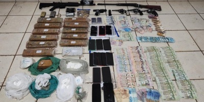 Polic�a de Artigas incaut� m�s de 10 kilos de drogas, seis armas de fuego y 239 cartuchos, tras siete allanamientos