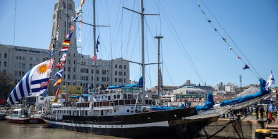 Retorn� a Montevideo el buque escuela Capit�n Miranda