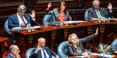 El senado vot� por 23 votos en 24 la renuncia de Charles Carrera 