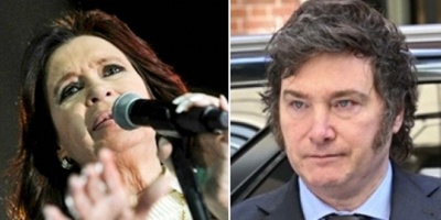 "Me encantar�a meterle el �ltimo clavo al caj�n del kirchnerismo con Cristina adentro", dijo Milei y ella le respondi�: "�Tambi�n me quer�s matar?"