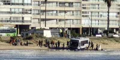 Muri� una pasajera que viajaba en el �mnibus de Cutcsa que choc� en Pocitos 